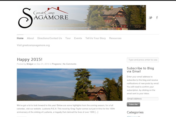 Clarity theme site design template sample