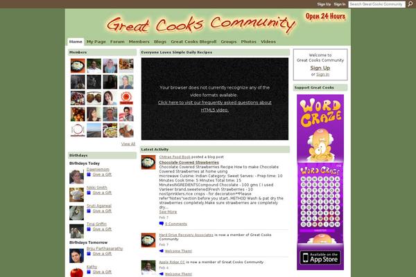 Site using ReciPress plugin