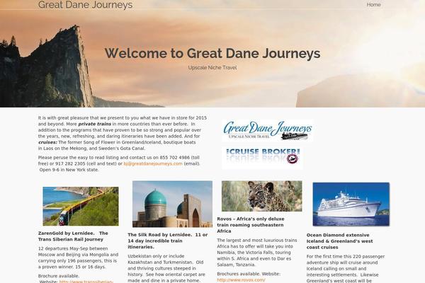Pinnacle theme site design template sample