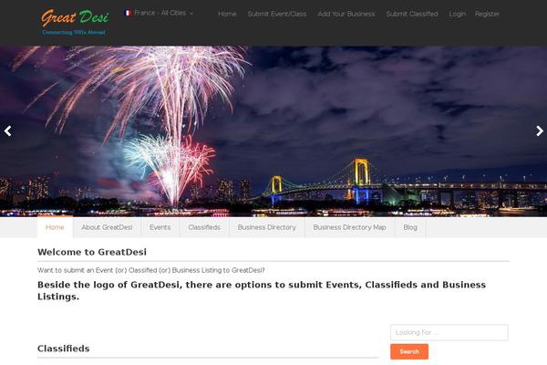 Site using Tevolution plugin