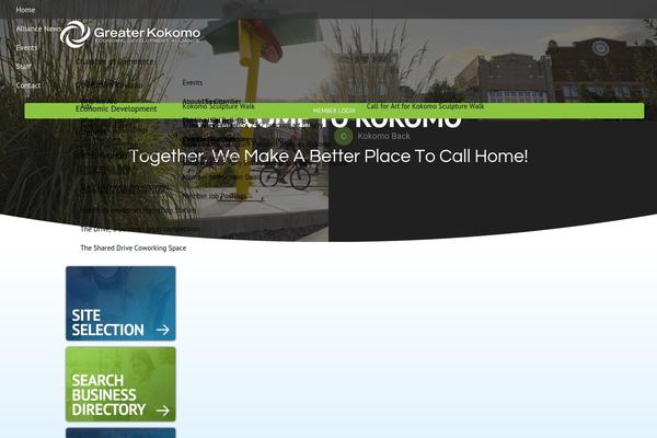 Impreza theme site design template sample