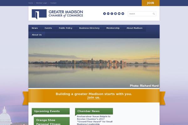 Chamber theme site design template sample
