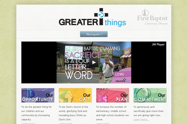 Enfinity theme site design template sample