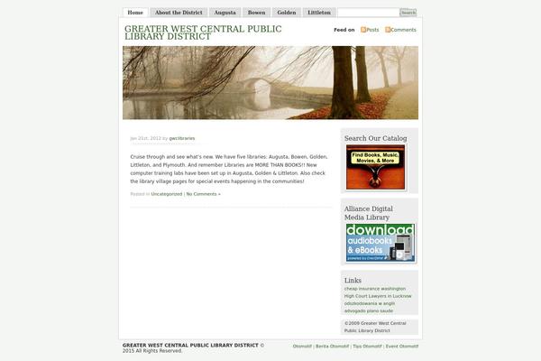 Misty Look theme site design template sample