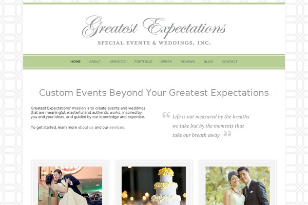 Geraldine theme site design template sample