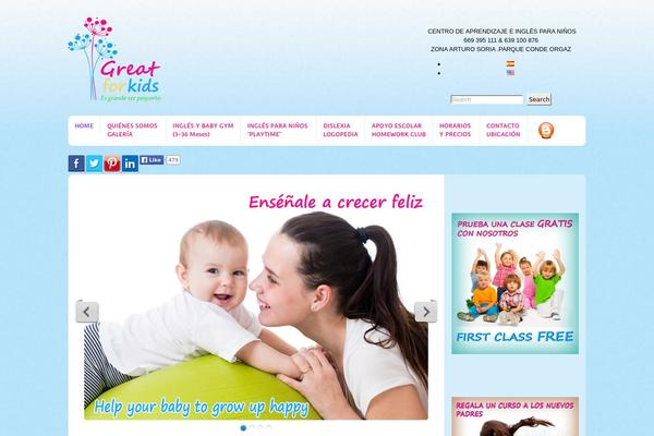 Sunny-kids-wordpress theme site design template sample