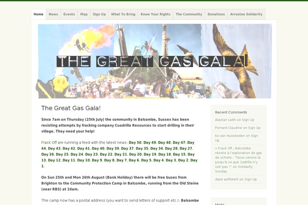Misty Lake theme site design template sample