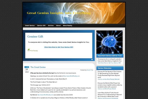 Crystal theme site design template sample
