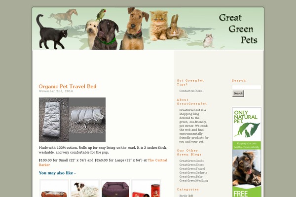 greatgreenpet.com site used Relaxation_3column