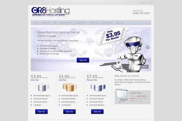 Epsilon theme site design template sample