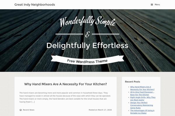Influence theme site design template sample