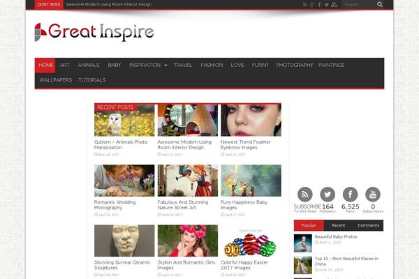 Zox-news-child theme site design template sample