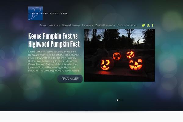 Fusion theme site design template sample