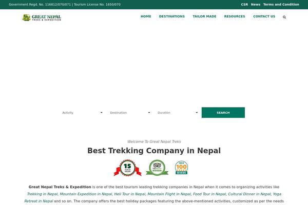 Site using Goodlayers-core plugin