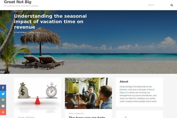 Ever theme site design template sample