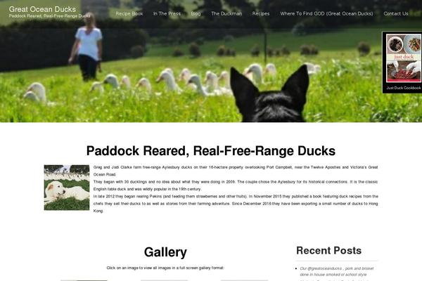 Site using CodeFlavors floating menu plugin