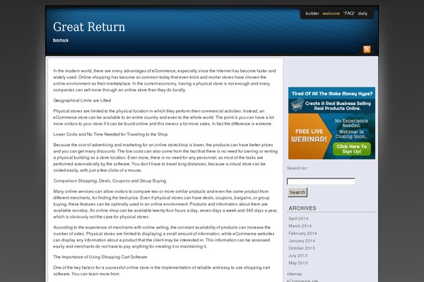 Sleek theme site design template sample