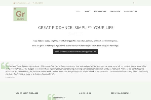 Hoover theme site design template sample