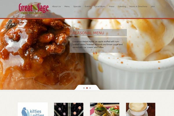 Delicioso theme websites examples