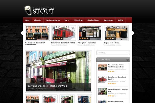 Broadway theme site design template sample
