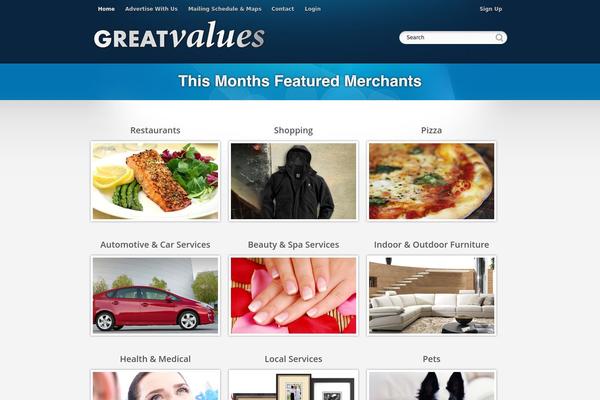 Showtime 3.3 theme site design template sample