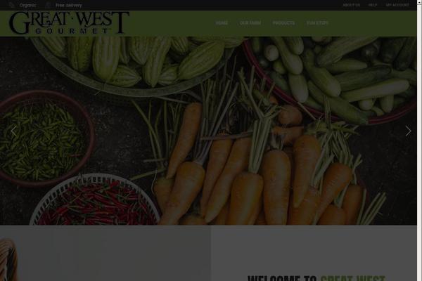 Green-farm theme site design template sample