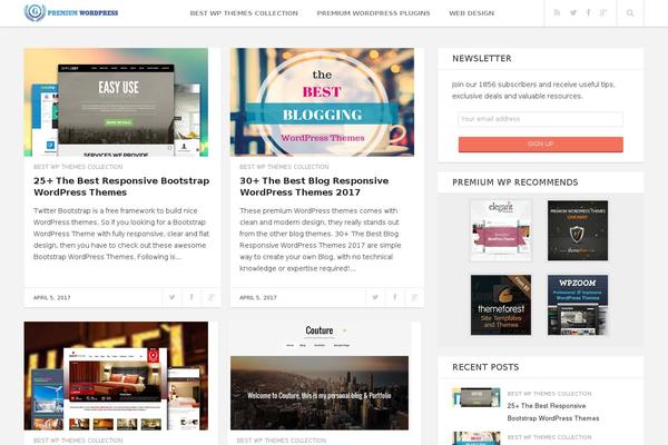 Enpine theme site design template sample