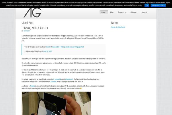 Site using Widgetize Pages Light plugin