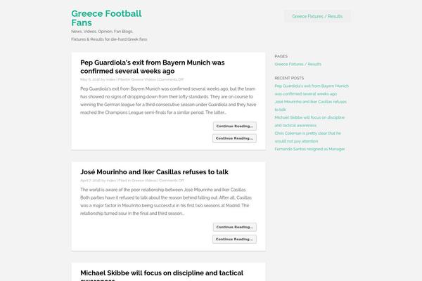 Simple Mag theme site design template sample