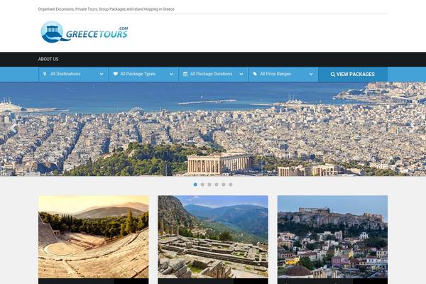 greecetours.com site used Wp_cousteau5-v1.1