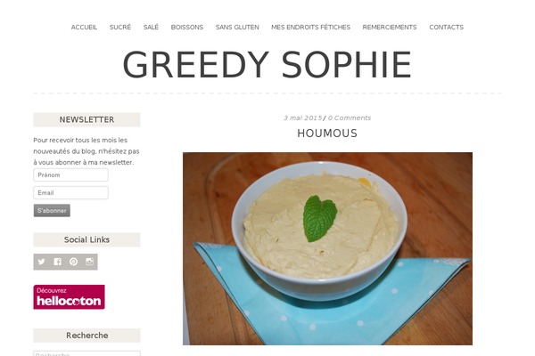 Foody theme site design template sample
