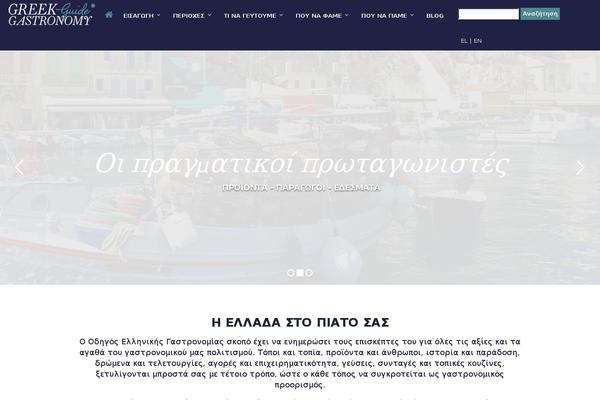 greekgastronomyguide.gr site used Javo-directory-child-theme