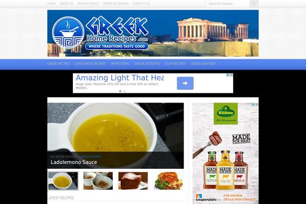 Foodpress theme site design template sample