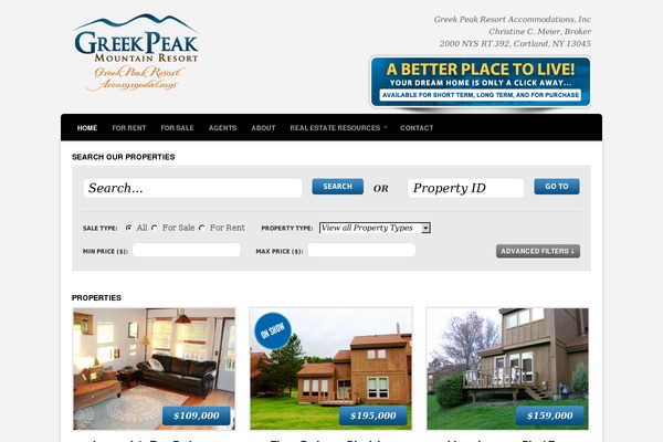 greekpeakproperties.com site used Gpra