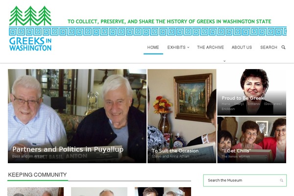 Curated theme site design template sample