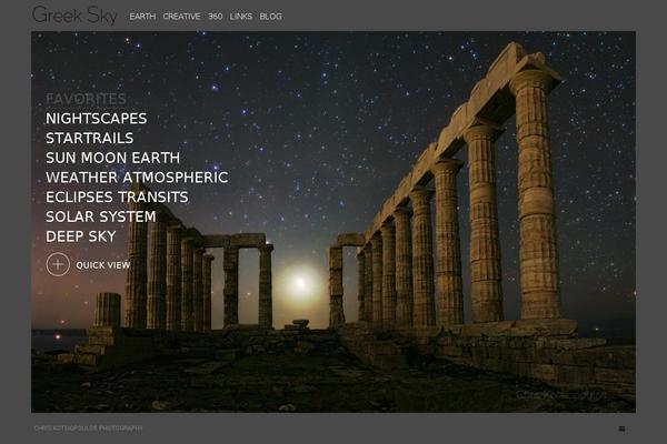 Generatepress_child theme site design template sample