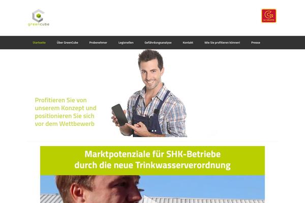 Enterprise Pro theme site design template sample
