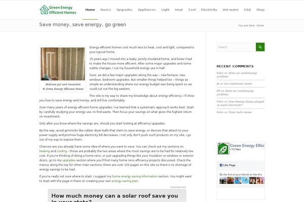 Enfold theme site design template sample