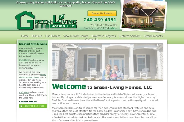 Encompass theme site design template sample