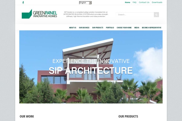 Eco theme site design template sample