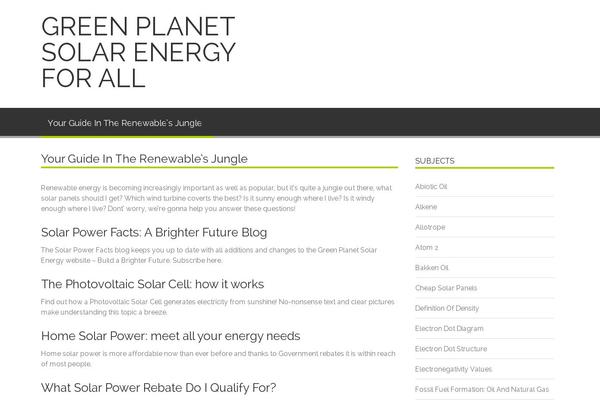 WP Clean Green theme site design template sample