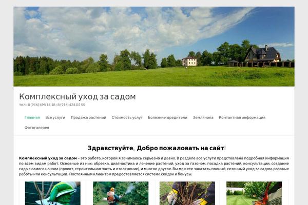 Spacious theme site design template sample
