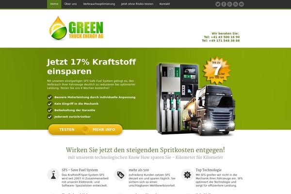 JustLanded theme site design template sample