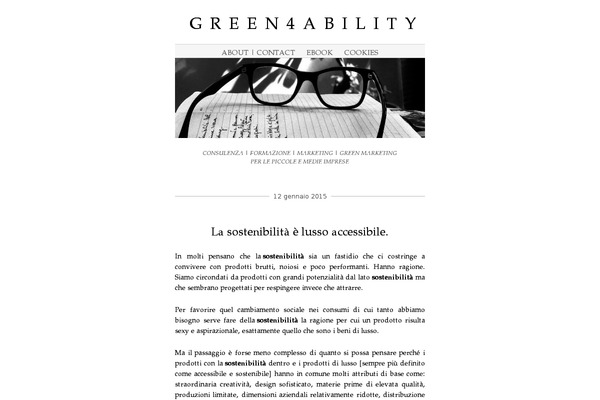 green4ability.it site used Manifest-wpcom