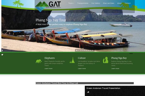 Green Earth theme site design template sample
