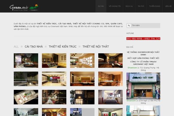 Interior theme site design template sample