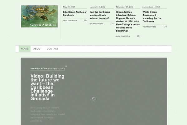 Editorial theme site design template sample