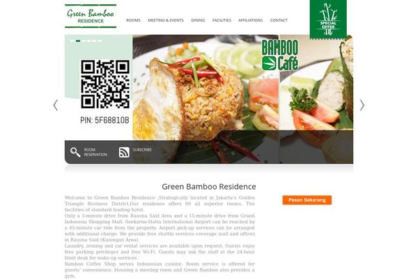 Guesthouse theme site design template sample