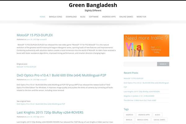 Emphasize theme site design template sample