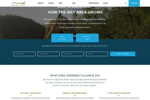 GreenBelt theme websites examples